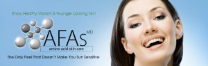 AFA facial peel banner